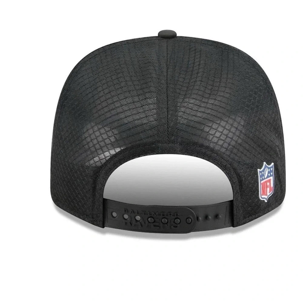 Baltimore Ravens New Era 2025 Sideline 9SEVENTY Trucker Snapback Hat Cap New‎